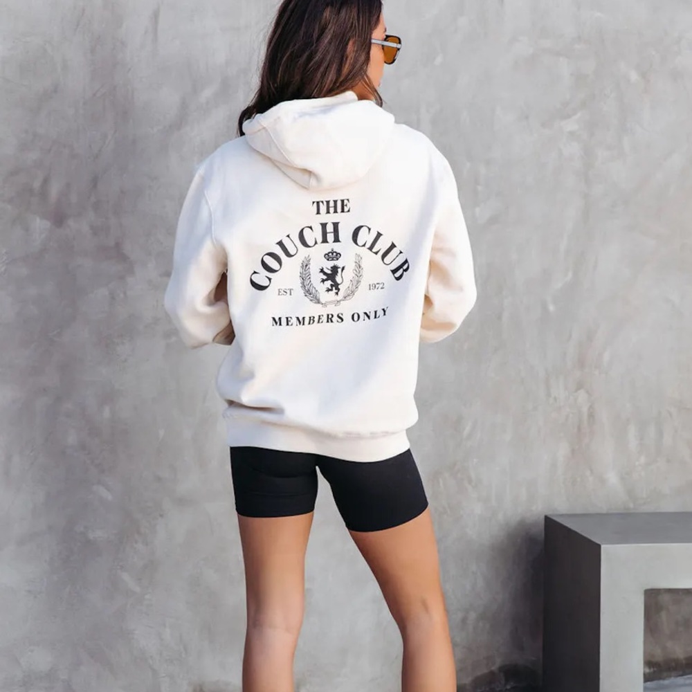 COUCH CLUB MEMBERS OVERSIZED HOODIE